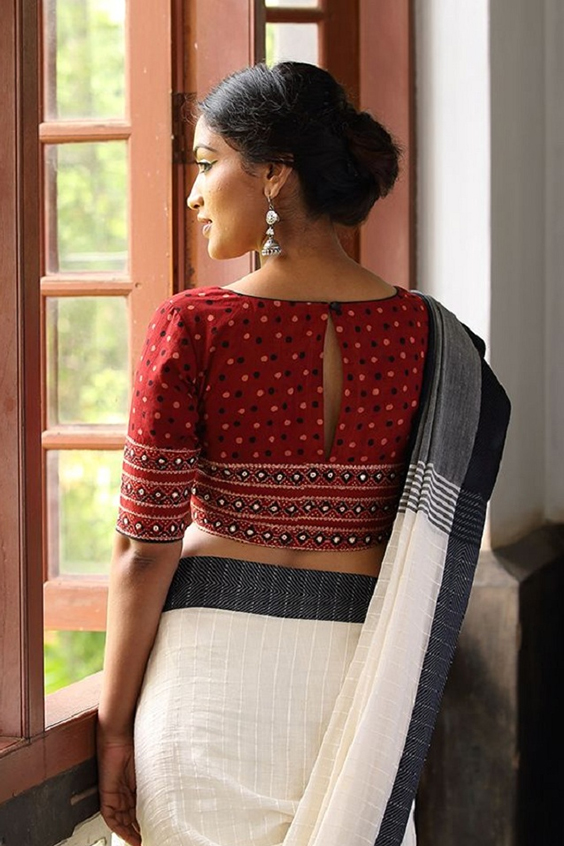 Hand embroidery Chikankari V neck Anarkali Dress | Long Kurti in Cotto -  House Of Kari (Chikankari Clothing)