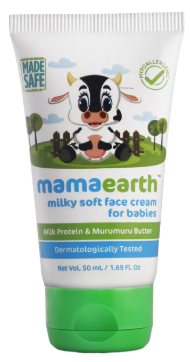 Mamaearth Milky Soft Baby Face Cream with Muru Muru Butter