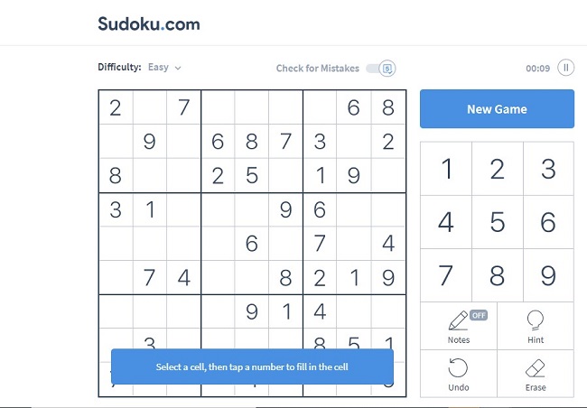 free online sudoku games for adults
