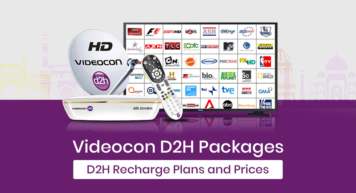 Videocon D2H Recharge Packages 2023: Best DTH Plans and Prices