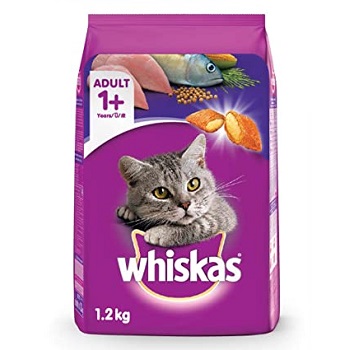 Whiskas Adult (+1 year) Dry Cat Food, Mackerel Flavour