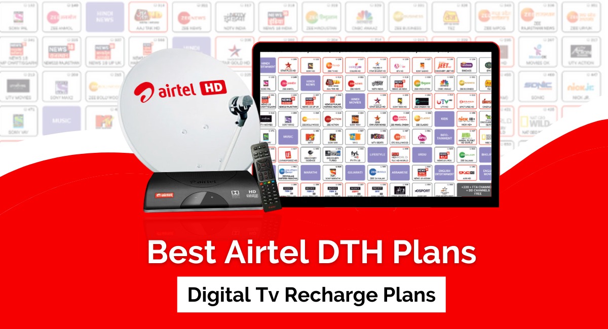 Best Airtel DTH Plans 2023 | Digital TV Recharge Packages List