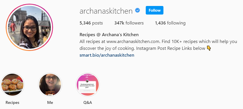 Archana Doshi (Archana’s Kitchen)