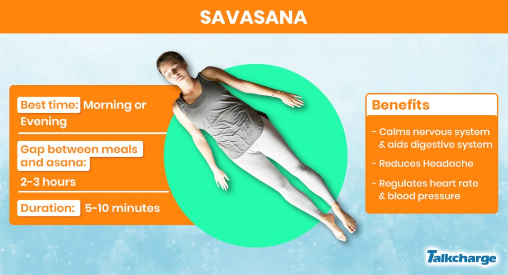 Savasana for weight increase