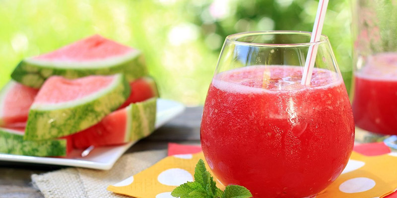 Drinking Watermelon Juice for acidity