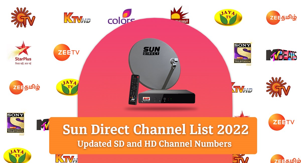 Sun Direct Channel List 2023- Updated Channel Numbers (SD and HD)